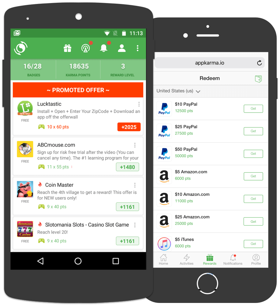App Karma jogo para ganhar dinheiro