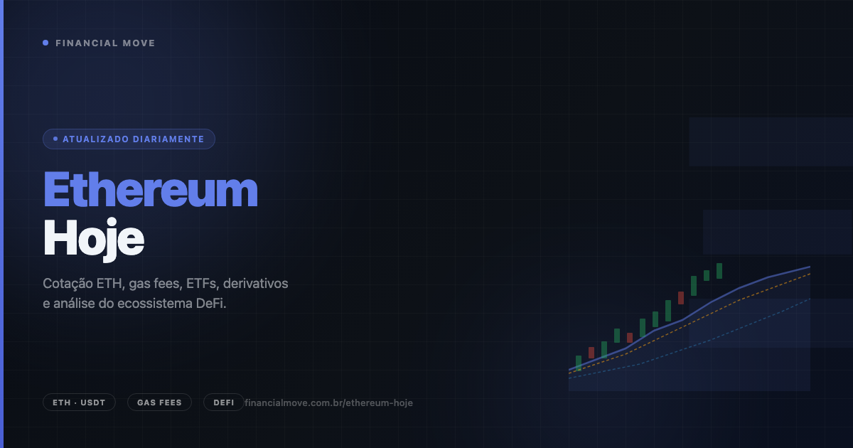 Ethereum Hoje — Cotação ETH e Análise Diária · Financial Move