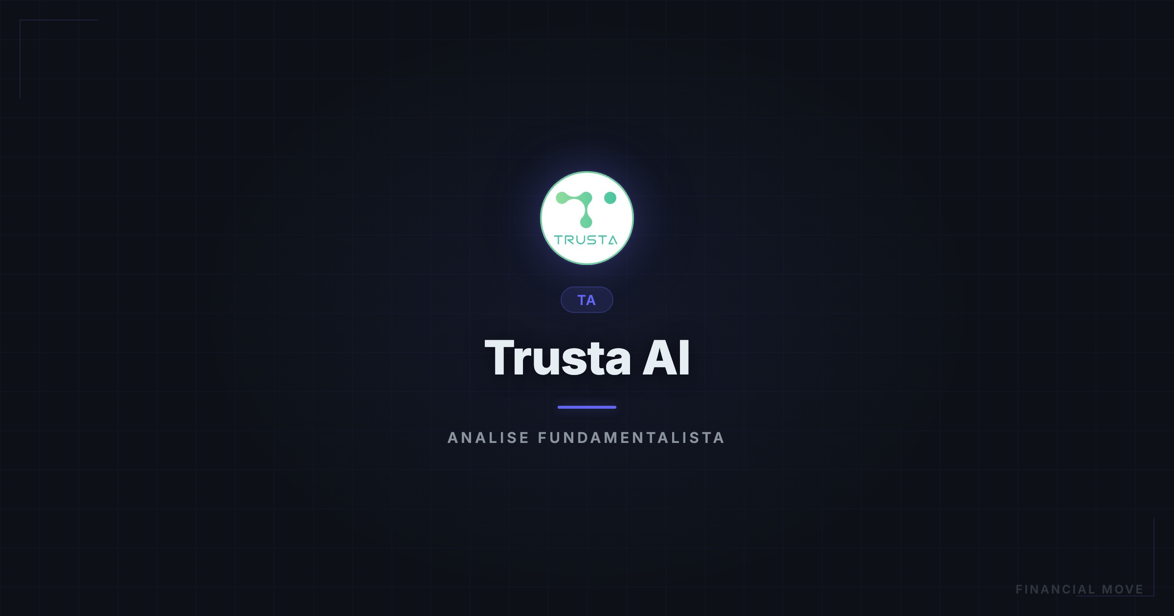 Gráfico de análise técnica de criptomoedas com linhas de tendência e indicadores em fundo escuro