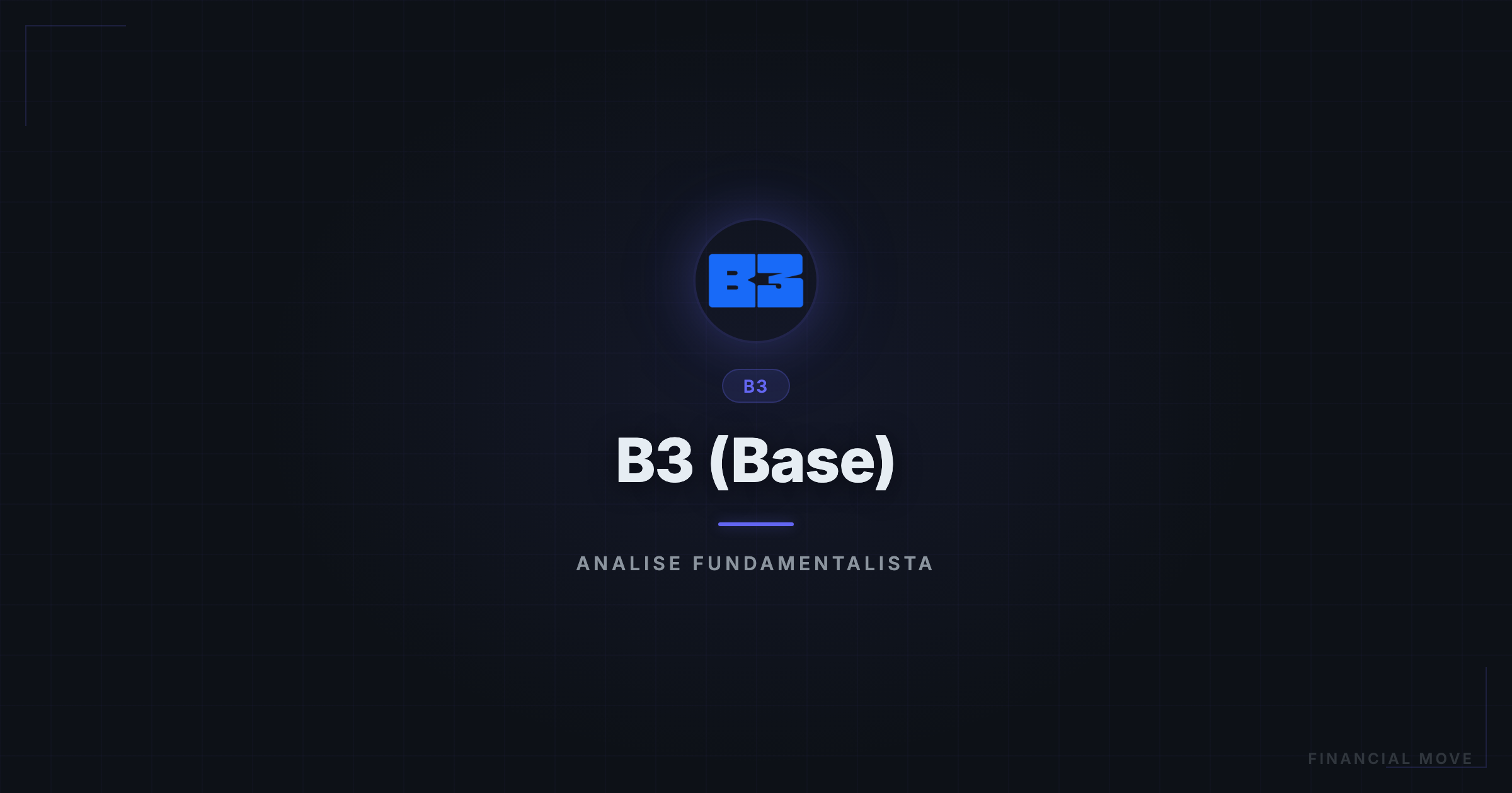 B3 análise fundamentalista