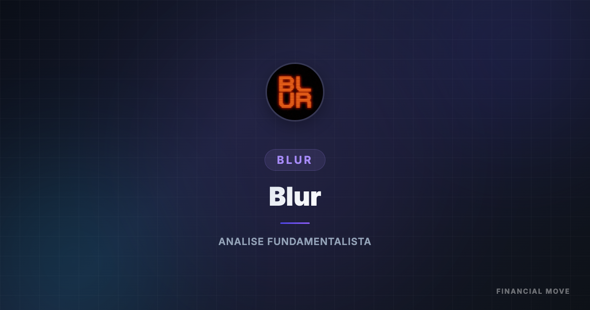 Análise blur card