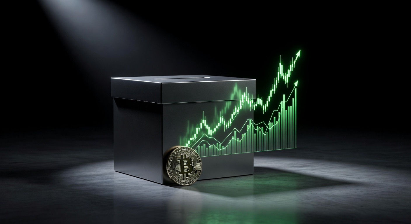ETFs de prediction markets com urna eleitoral e Bitcoin, sinalizando impacto em eleições e cripto no Brasil.