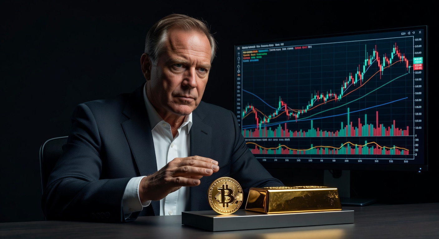 Paul Tudor Jones declarando Bitcoin melhor hedge que ouro em entrevista CoinDesk 28/04/2026.