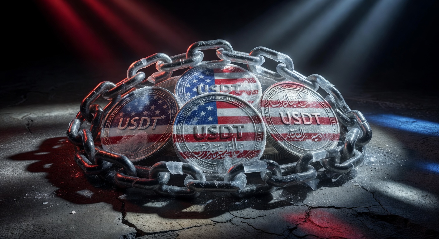 Tether congela US$ 344 mi em USDT por sanções EUA-Irã